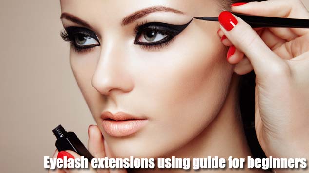 Eyelash extensions using guide for beginners