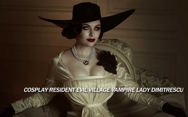 Cosplay Resident Evil Village Vampire Lady Dimitrescu